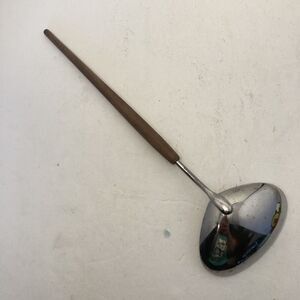 Vintage Wooden Handle Ladle Stainless Steal Japan
